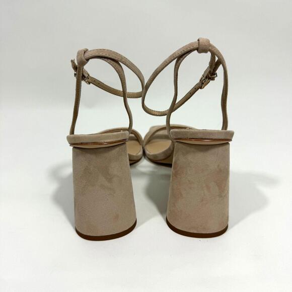 Sam Edelman Women’s Size 10 Cappuccino Suede Kia Strappy Block Heel Sandals New - Picture 2 of 9